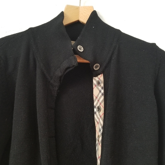Burberry London Extra Fine Merino Wool Cardigan, L - Picture 2 of 8